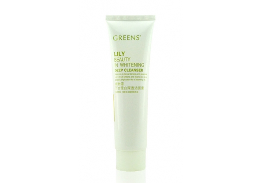婷美 植物源百合莹白深透洁面膏100g