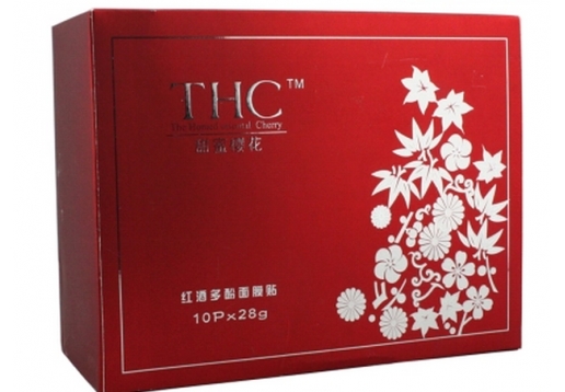 甜蜜樱花 红酒多酚面膜贴10片/盒