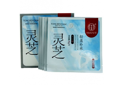 同仁堂 灵芝轻盈补水面贴膜5片