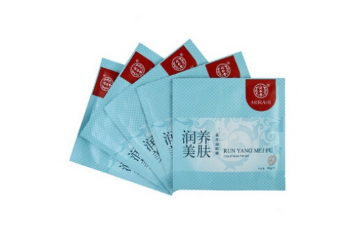 同仁堂 润养美肤蚕丝面贴膜5片
