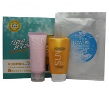 秀蕊儿 美白防晒套盒（贴膜+乳+...