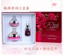 炫彩玫瑰 焕颜净润三宝套 正品