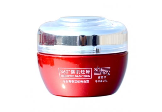 宣美坊 360°婴肌还原水合青春活能美白霜50g