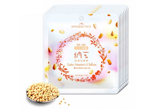 雪完美 纳豆抗氧化嫩肤天丝面膜7片