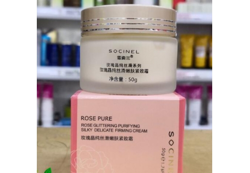 雪姿兰 玫瑰晶纯丝滑嫩肤紧致霜50g