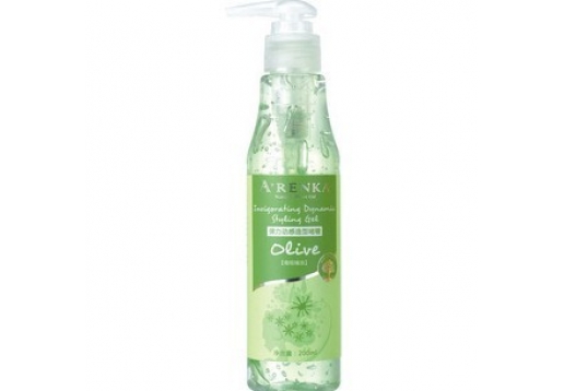 亚蓝卡 弹力动感造型啫喱200ml（橄榄）