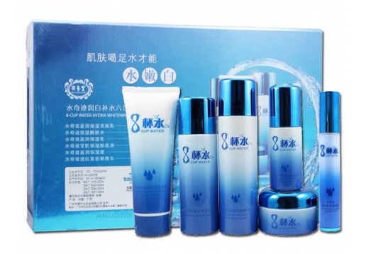  研春堂 八杯水水奇迹润白补水6件套