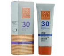 颜蔻 纯鲜果补水隔离防晒乳spf30 80g正品