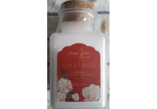 雅诺芳妮 玫瑰伊兰温泉浴盐400g