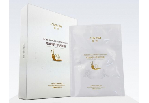 雅诺芳妮 玫瑰蜗牛修护面膜5片
