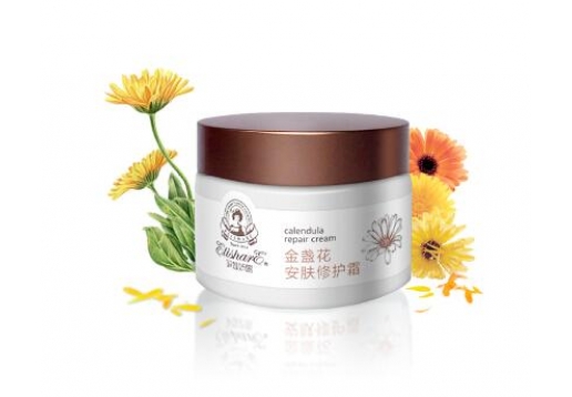 伊莲娇雪 金盏花安肤修护面霜45g 
