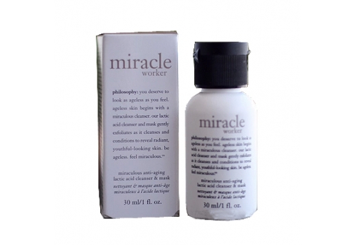 自然哲理 奇迹抗衰老乳酸洗面奶面膜30ml